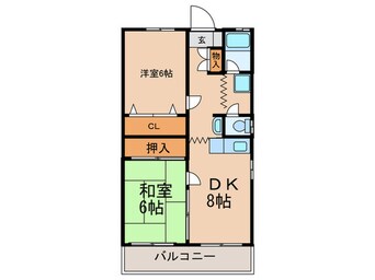 間取図 サンハイツ東山