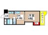 菱家ビル 1DKの間取り