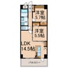 Ｋｚ ＳＱＵＡＲＥ 2LDKの間取り