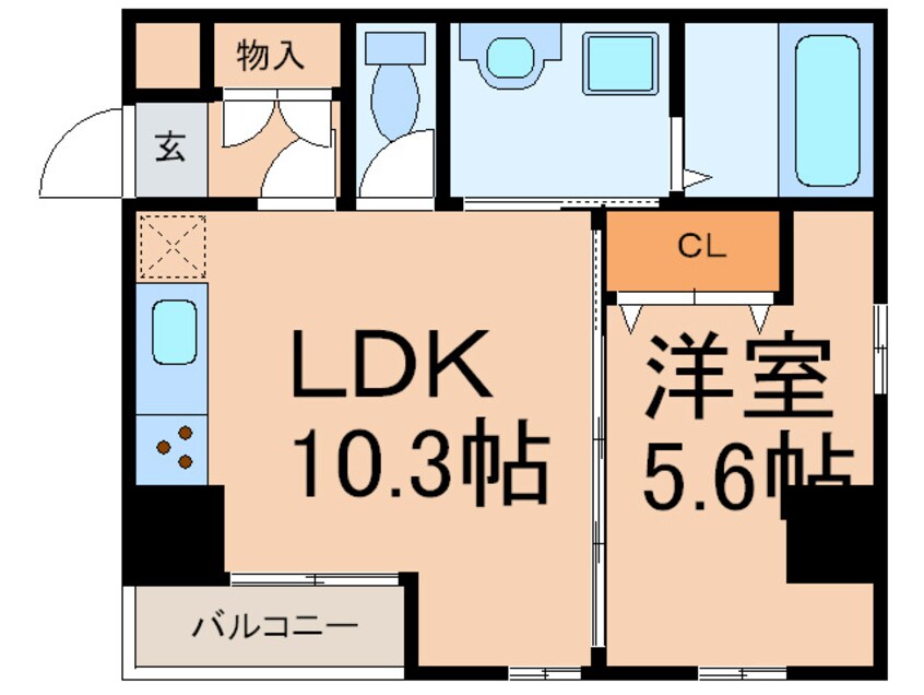 間取図 サンエスケ－イワタ丸の内