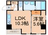 サンエスケ－イワタ丸の内 1LDKの間取り