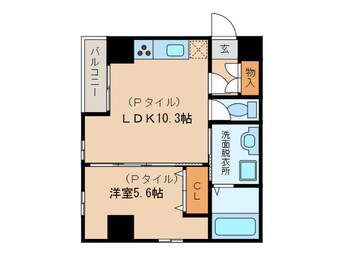 間取図 サンエスケ－イワタ丸の内