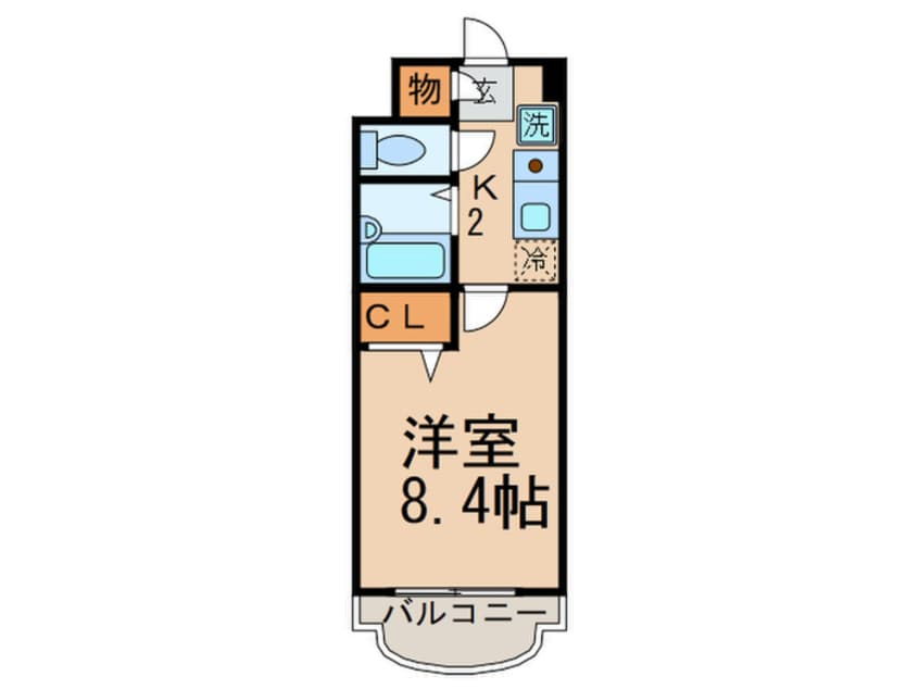 間取図 現代ハウス新栄
