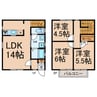 東印場町貸家 3LDKの間取り