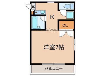 間取図 コーポラス旭丘