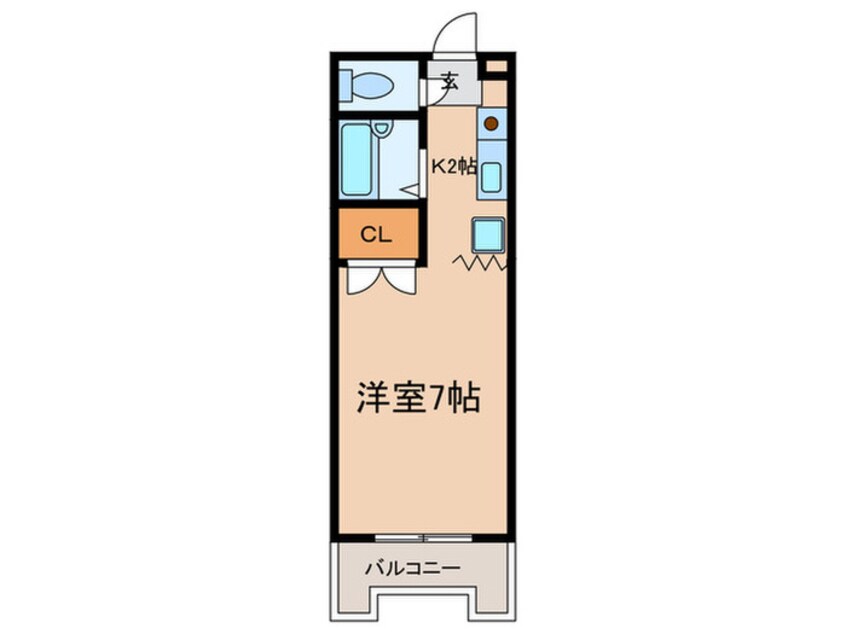 間取図 コーポラス旭丘