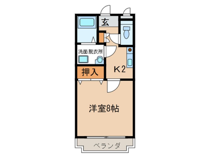 間取図 セレーノ西尾