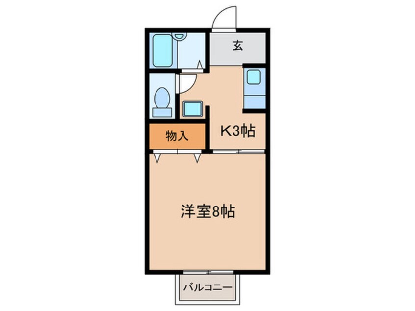 間取図 セジュール松降