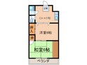 若葉ハイツの間取図