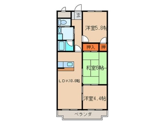 間取図 リバティーフォレスト２