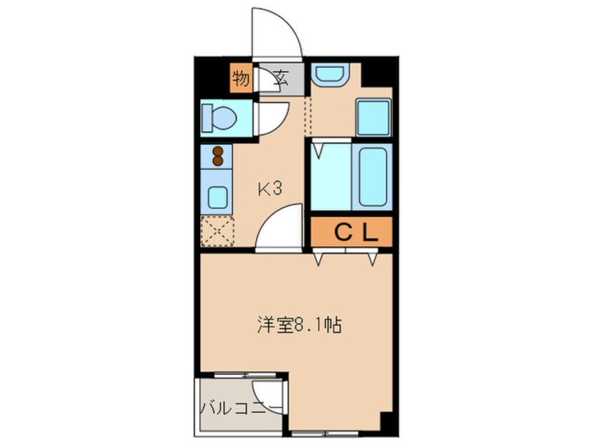 間取図 カ－サＫ．Ｒ．Ｃ