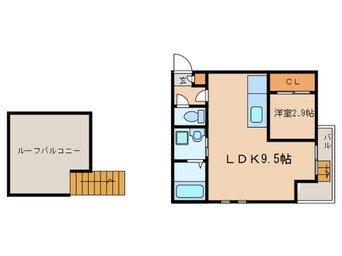 間取図 GRANDTIC COPAIN尼ケ坂