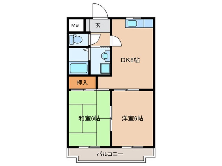 間取図 メゾン桜井