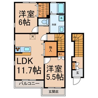 間取図 ルーエモント