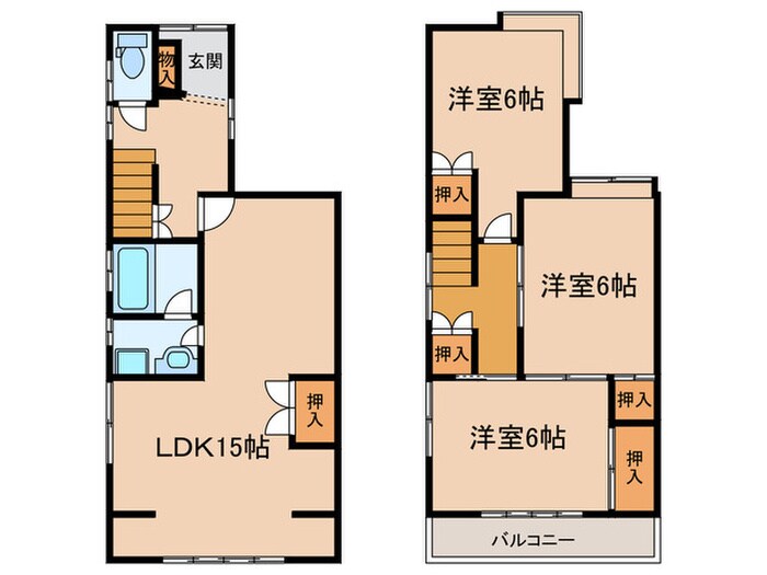 間取り図 八反貸家