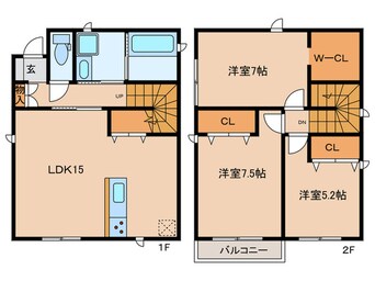 間取図 クーボ文教台Ｂ