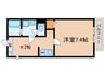 Ｇａｌｌｅｒｙ庄内通 1Kの間取り