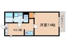 Ｇａｌｌｅｒｙ庄内通 1Kの間取り