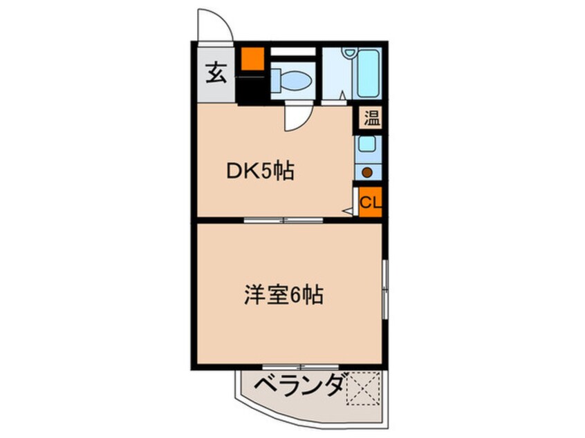 間取図 クレベ－ル稲穂