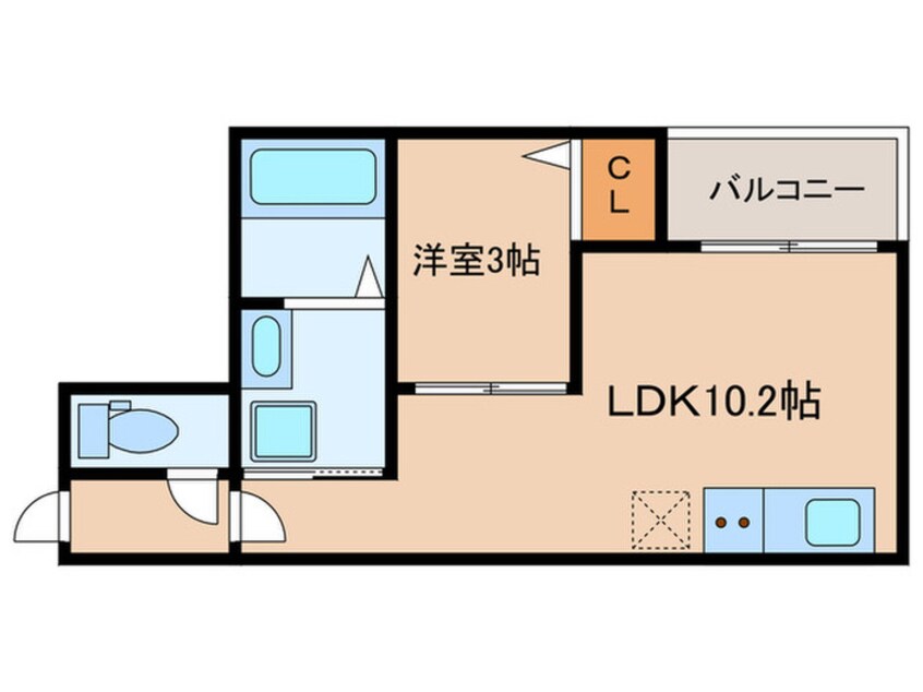 間取図 Jack ashinoya Ⅰ