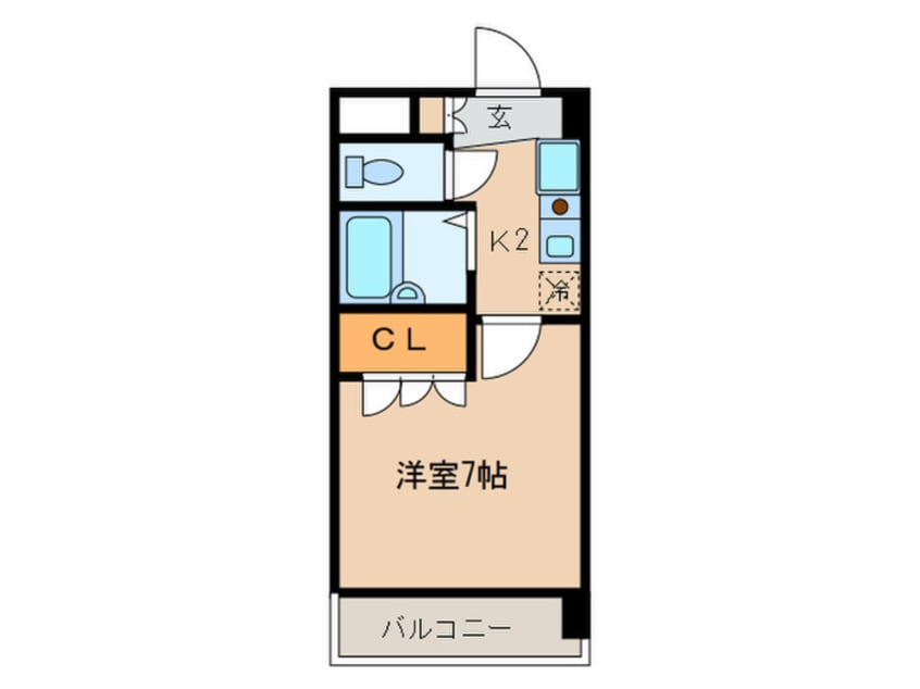 間取図 エクセルシオ－ル金山