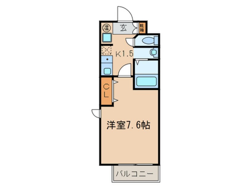 間取図 グランカーサ千代田