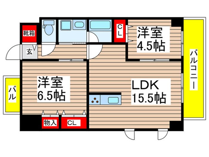 間取り図 ポルタニグラ大須観音