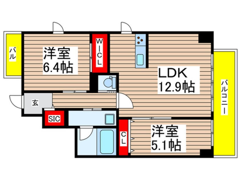間取図 ポルタニグラ大須観音