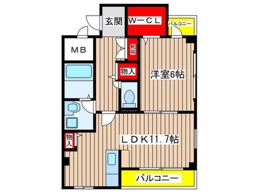 間取図 ディアコート