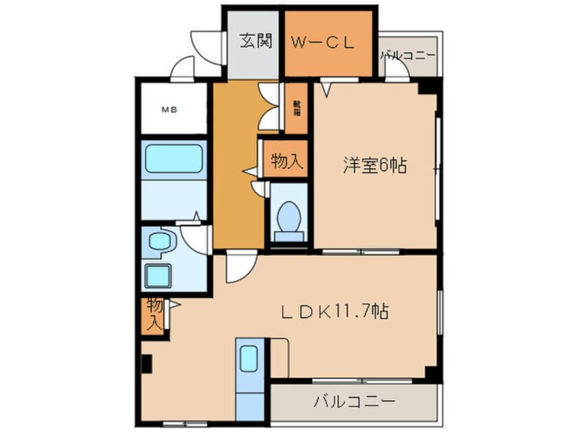 間取図 ディアコート