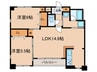 ルミエール園原 2LDKの間取り