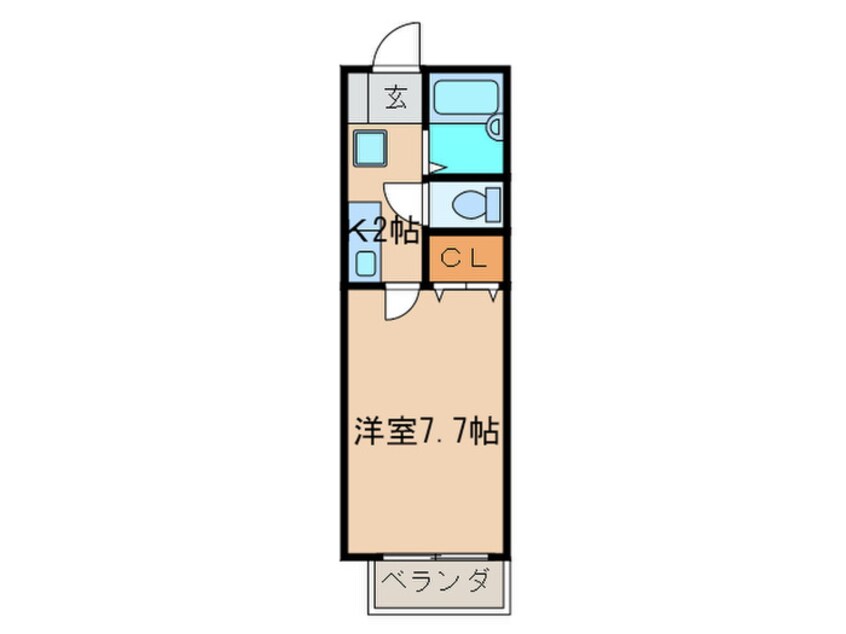 間取図 ウエストビレッジマ－サ