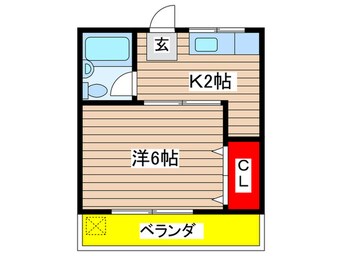 間取図 コ－ポ東海