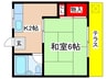 コ－ポ東海 1Kの間取り