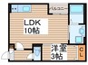 Warren　hoshizaki　Ⅱ 1LDKの間取り