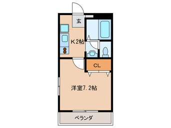 間取図 サンパ－クⅡ