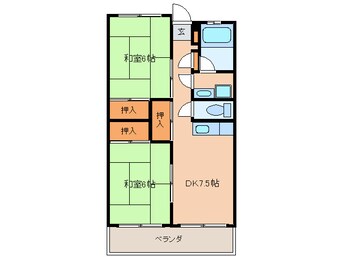 間取図 第三松本ビル