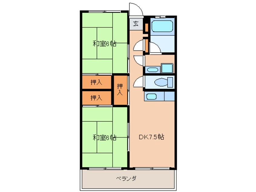 間取図 第三松本ビル