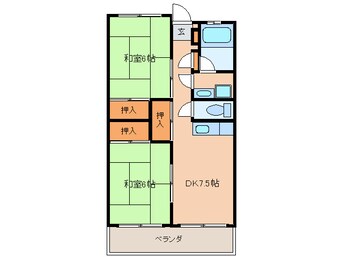 間取図 第三松本ビル