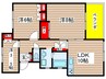 松月苑 3LDKの間取り