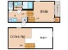 ハーモニーテラス千種 1Kの間取り