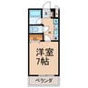 アーバンハイツ名駅南 1Kの間取り