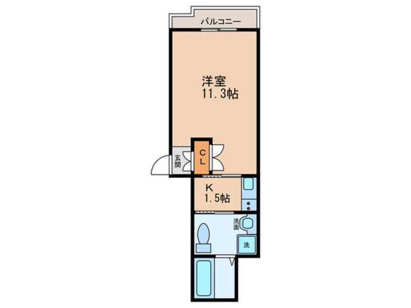 間取図 プログレッソ岩塚