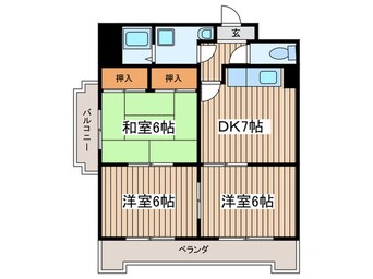 間取図 ファミ－ル鶴里