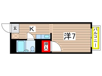 間取図 ハイユニメント瑞穂 B棟