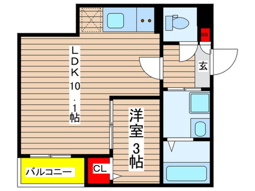 間取図 Jack hoshoⅠ