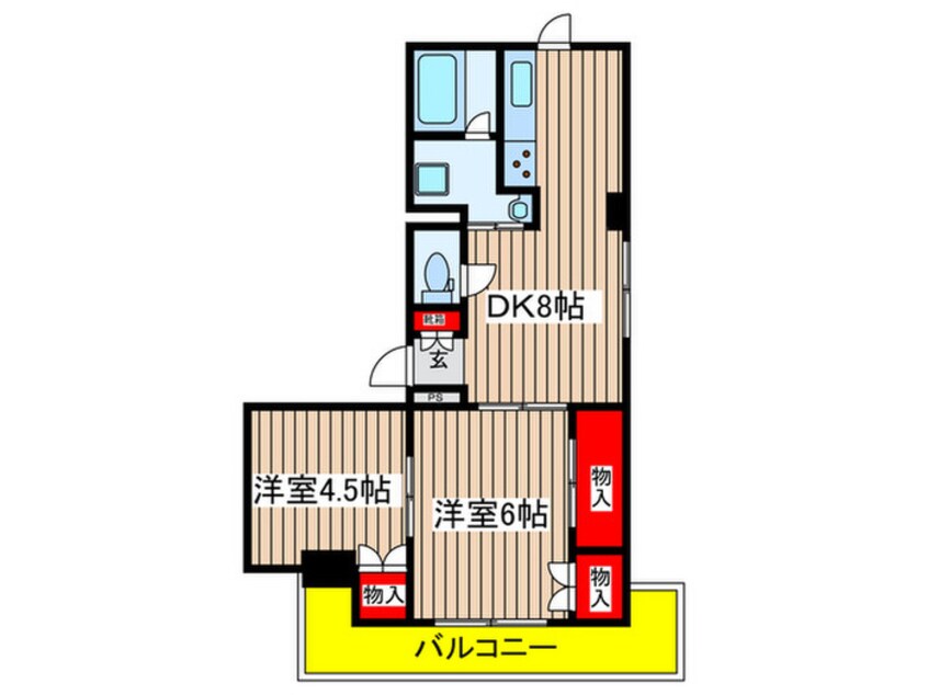 間取図 ハイム金山南