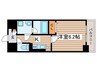 ル・シエル葵 1Kの間取り