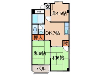 間取図 第二森ビル