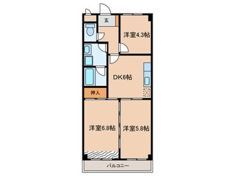 間取図 ＴＣビル小牧